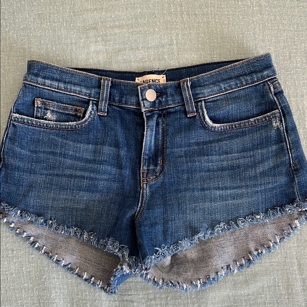 L’Agence size 25 Jean shorts like new!